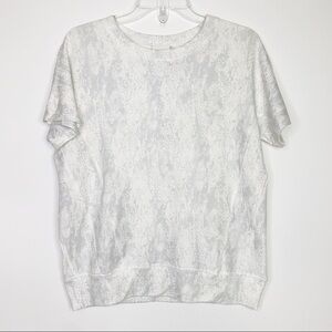 Heather by Bordeaux French Terry Panel Pullover